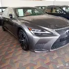 لكزس LS500 هايبرد فل اصفار سعودي 2022