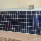 ألواح طاقه شمسيه جديده 620 واط للبيع
