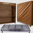 دولاب تخزين خارجي من القماش PVC التايلندي بثلاثة أرفف