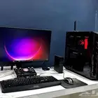 كمبيوتر مكتبي احترافي للألعاب والمونتاج بالكامل مع الملحقات