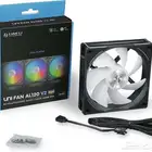 مروحة يوني AL120 V2 من ليان لي عبوة واحدة سوداء 120 ملم