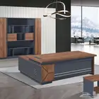 اثاث مكتبي مكاتب مدير طقم مودرن فخم كبير (يوم الوطني خصم)