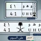 لوحه سياره مميزه