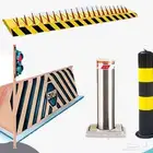 حواجز أمنية واذرع هدرولكية تشغيل تركيب تصنيع