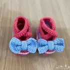 أحذية للرضع من الكروشيه