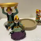 تحف (زينة) بصحن سيراميك دائري