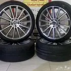 طقم كفرات مع جنوط يخت اصلي مقاس 20 بيرلي للبيع