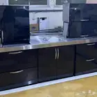 مطابخ مطبخ اسود للبيع بي 900