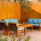 جلسات الخارجية حديدة وخشبة