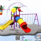 مراجيح زحاليق A set of swings and slides for children