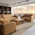 اثاث الم تبي  نب جلد فخم متوفر جديد مادل سعر جملع