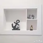 ديكور فتحة مكيف شباك خشب الوان