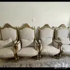 كنب موديل أمريكي خشب مصري كراسي قطع كنب