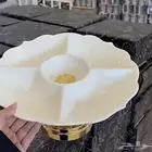 صحون حلويات مقسم
