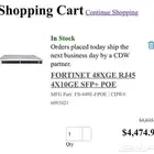 New Device Fortinet Switch FS-448E- FPOE