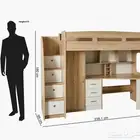 سرير دور علوي و مكتب من هوم بوكس