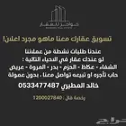 شقة للبيع 169 متر في حي الحزم 5 غرف وصالة بدون مقابل