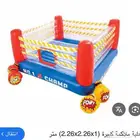 حلبه نطيطه ملاكمه للاطفال مع القفازات شروره