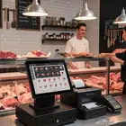 جهاز كاشير متكامل لملحمة كاشير بقالة كاشير صيدلية كاشير كوفي