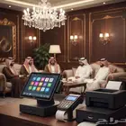 جهاز كاشير لمس متكامل لحلاقة لمطعم لعطور لكوفي لبقالة لجولات