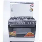 عرض فرن غاز يونكس خمسه عيون 5 استيل 60X90