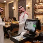 جهاز كاشير لمس متكامل لمطعم لحلاقة لكوفي لمريول لقرطاسية