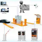 بوابة دخول وخروج السيارات في المواقف
