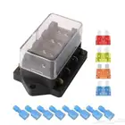 علبة 4 فيوزات للسيارات والقوارب