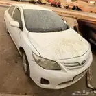 كرولا 2012 قير تماتيك مكينه خربانه للبيع الاستماره جديده