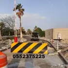 أفضل انظمة المصدات الهيدروليكية لحماية المواقف والمباني