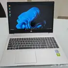 لاب توب hp كور اي 7 مع كرت شاشة خارجي