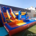 نطيطه ملعب صابوني نطيطات زحليقه مائيه