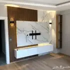 ديكورات ابو ديمى شاشات جبس امبورد اسمنت امبورد مرايات فوم