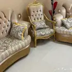كنب صالة وخشبه جيد جدا