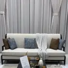 كنب جديد للبيع اثنين كراسي مفرد واثنين كنب ثلاث اشخاص