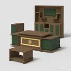 مكتب طقم فخم كامل و مكاتب إدارية و كراسي