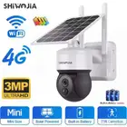 كاميرا مراقبة خارجية بشريحة بيانات والطاقة الشمسية 3MP