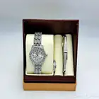 طقم ساعه نسائي فخم و انيق - اطقم ساعات نسائيه فخمه