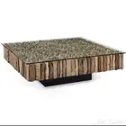 Coffee table wood طاولة قهوة مربعه خشب طاولة سنتر