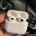 ايربودز الجيل 3 بدون ربل سريال فعال ب 170 شامل التوصيل