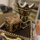طقم مبخر مع صندوق وصينيه