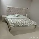 غرفة نوم ( سرير   تسريحة   2 كومدينه )