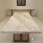 تفصيل طاولات رخام فخامة وجمال لمنزلك