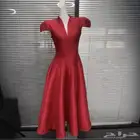 فستان احمر