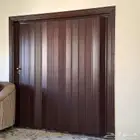 باب سحاب اوكارديون خشب