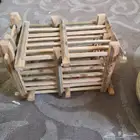 اقفاص من الخوص  و لمبات 12W كهرباء 220