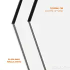 واجهه كلادينج لوح ابيض لامع DS-ESP-98001 مقاس 125X366 سم