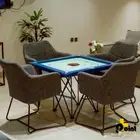 طاولة كيرم مع كراسي توصيل فوري
