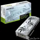 كرت الشاشة GigaByte RTX 5070 ti أبيض بأقل سعر بالسوق