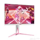شاشه قيمنق العاب بيضه ورديه agon white pink monitor gaming